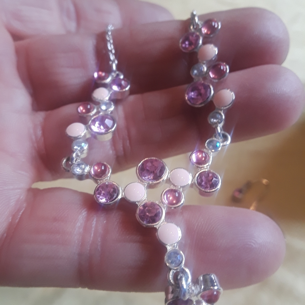 Necklace earrings set